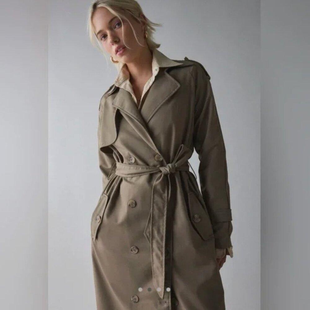 Lioness Trencherous Longline Trench Coat // urban outfitters // XL // NWT